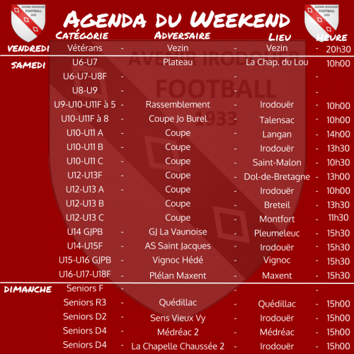 191208 agenda weekend