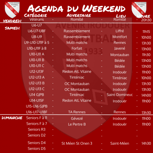 20200202 agenda weekend