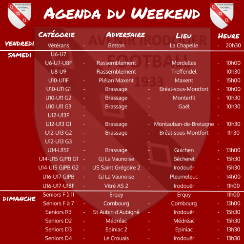 20201010 agenda weekend 1