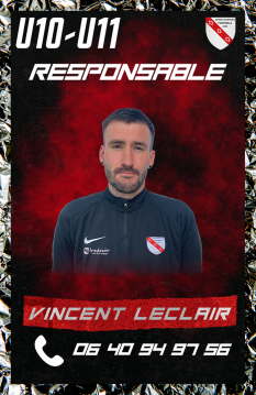 Etiquette vincent leclair u10 u11