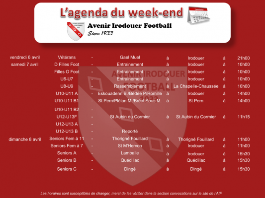 180408 agenda weekend