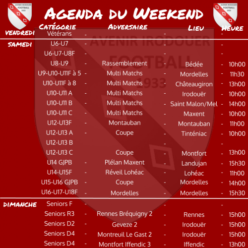 191124 agenda weekend 1