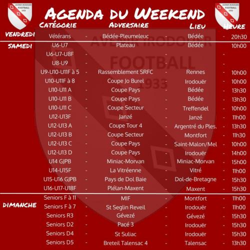 Agenda weekend 1