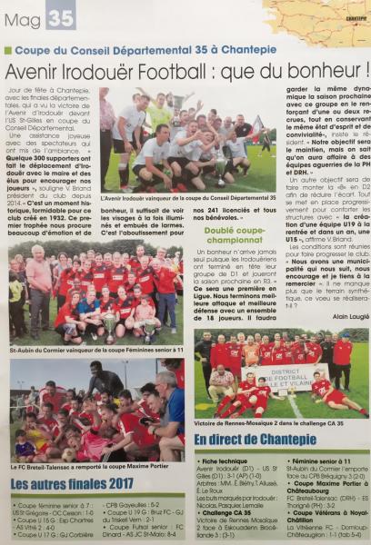 Article bretagne foot juin 2017